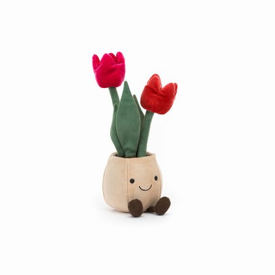 Jellycat Tulip Pot USA | 61043QTDW